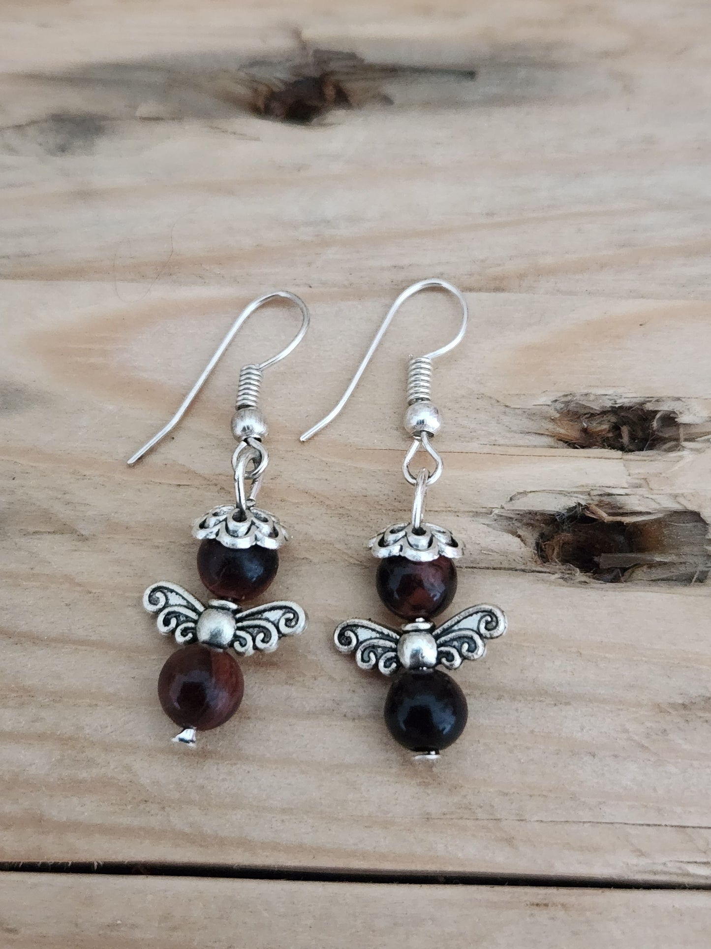 Boucles d'oreilles - Anges Oeil de taureau