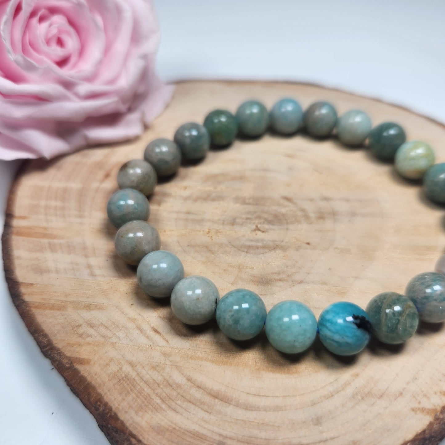 Bracelet Amazonite - Boules 08mm