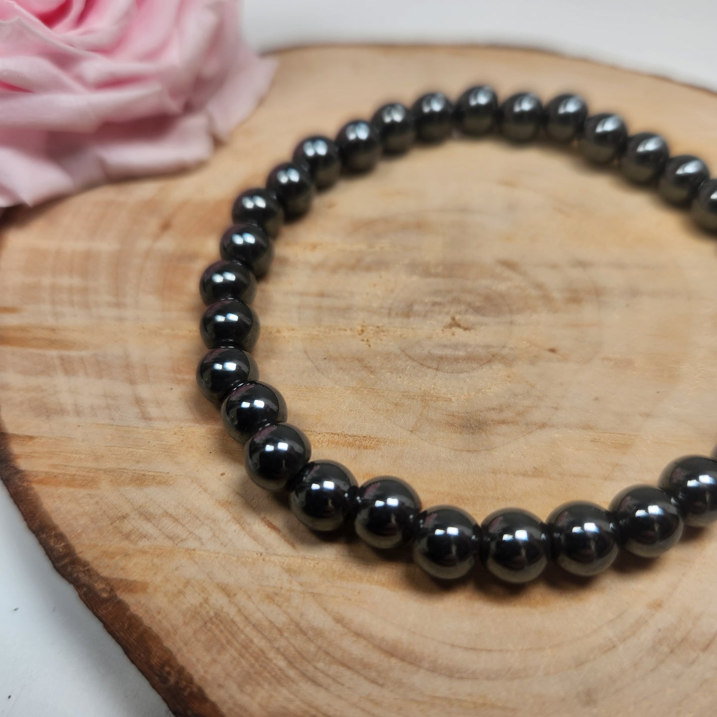 Bracelet Hématite - Boules 06mm