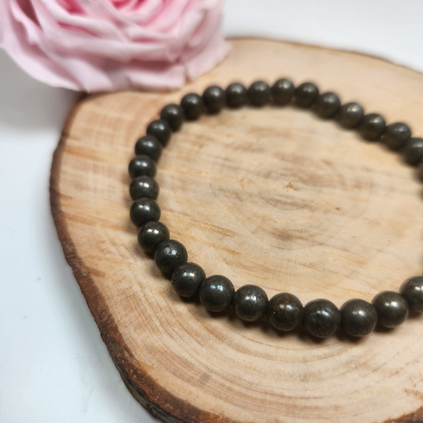 Bracelet Pyrite - Boules 06mm