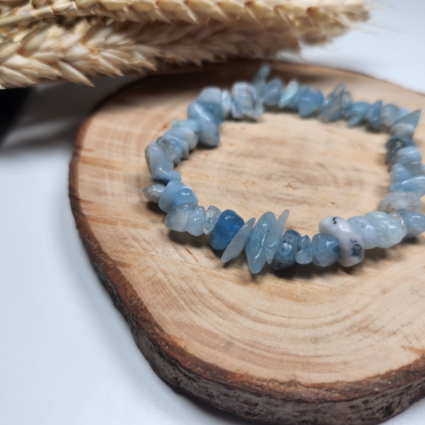 Bracelet Aigue-marine - Baroque