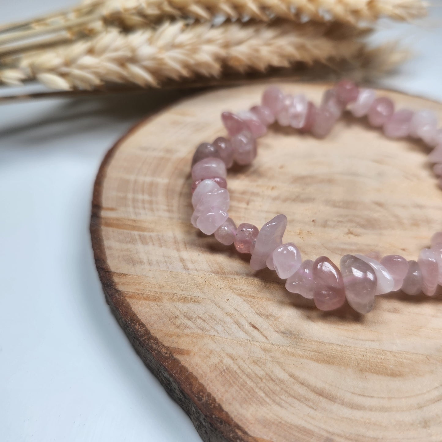 Bracelet Quartz Rose - Baroque