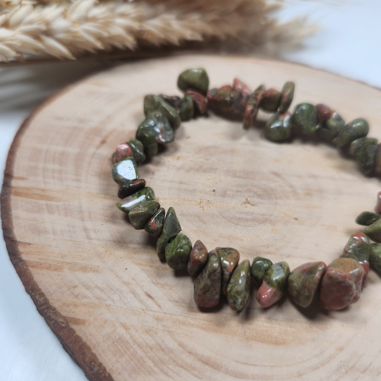 Bracelet Unakite - Baroque