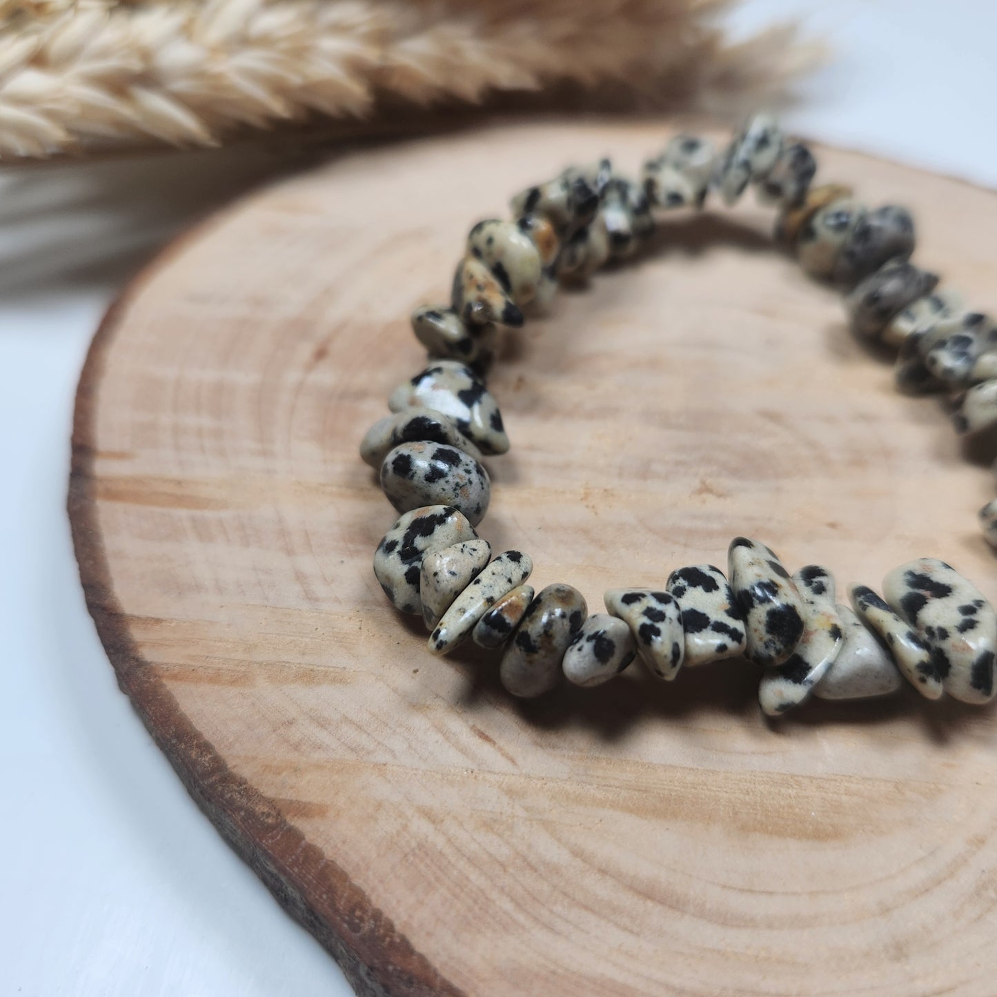 Bracelet Jaspe Dalmatien- Baroque