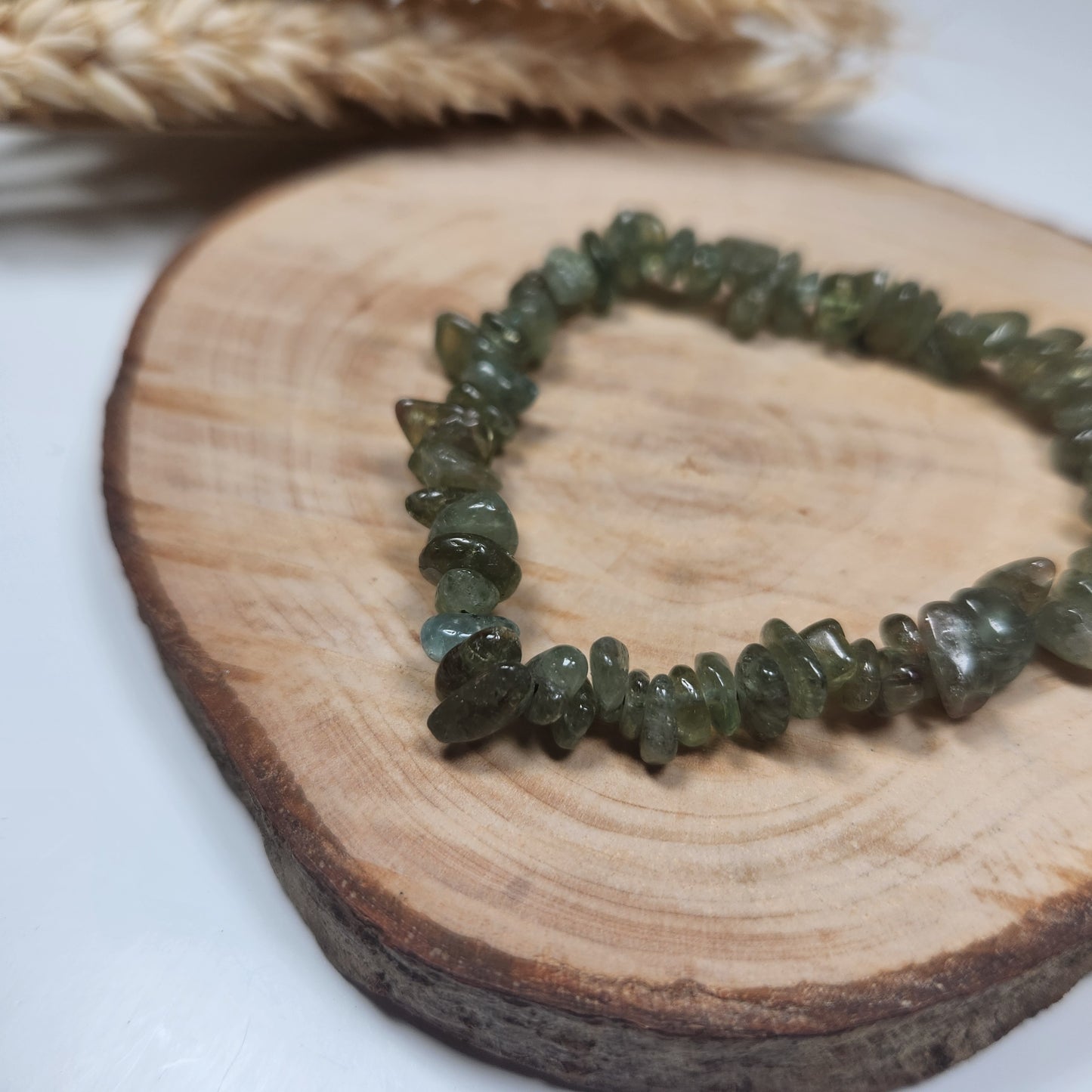 Bracelet Apatite Verte - Baroque