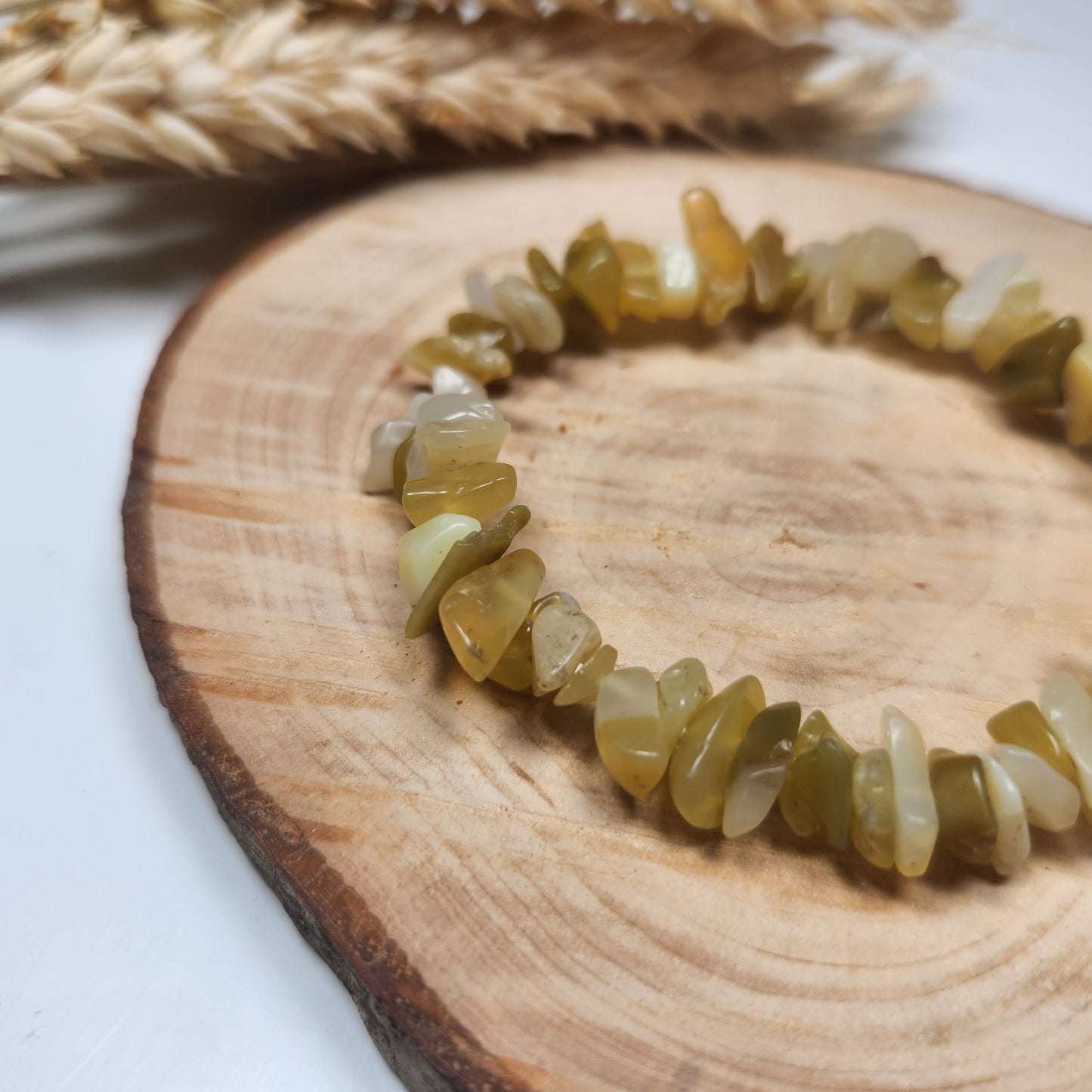 Bracelet Opale Jaune - Baroque