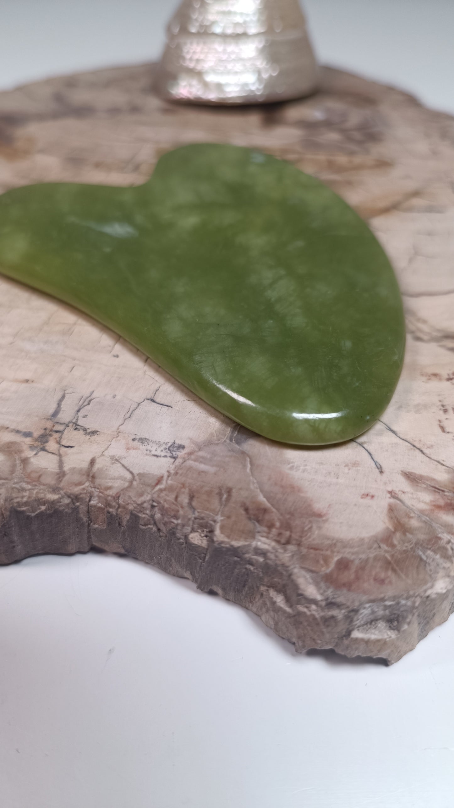 Coffret Gua Sha & Rouleau massage Jade de chine