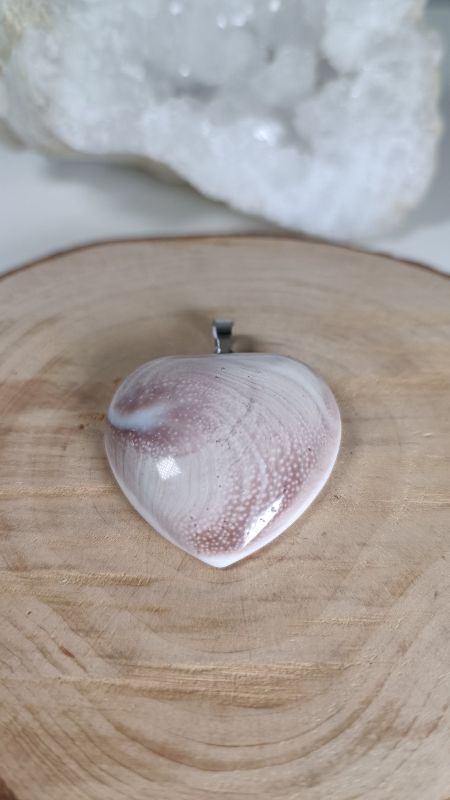 Pendentif Cœur - Œil de Sainte Lucie