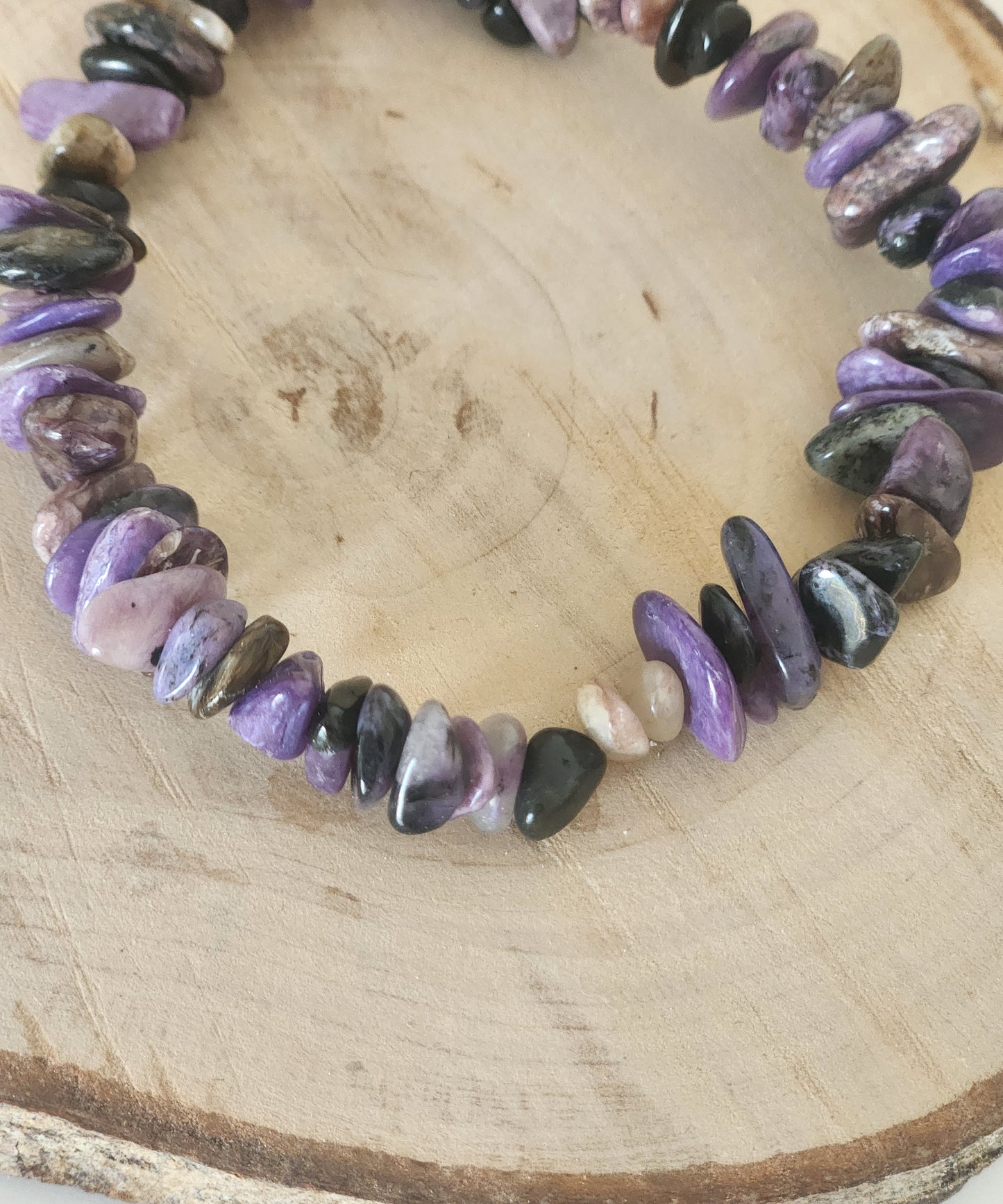 Bracelet Charoïte - Baroque
