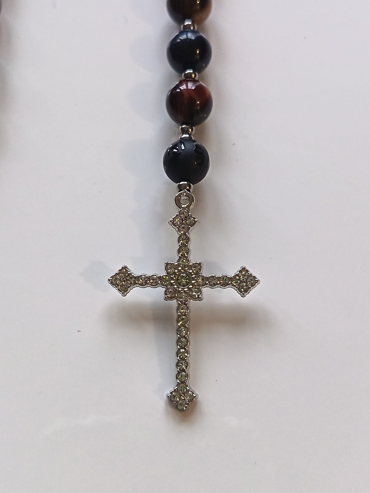 Chapelet Oeil multiple & Obsidienne noire mantra