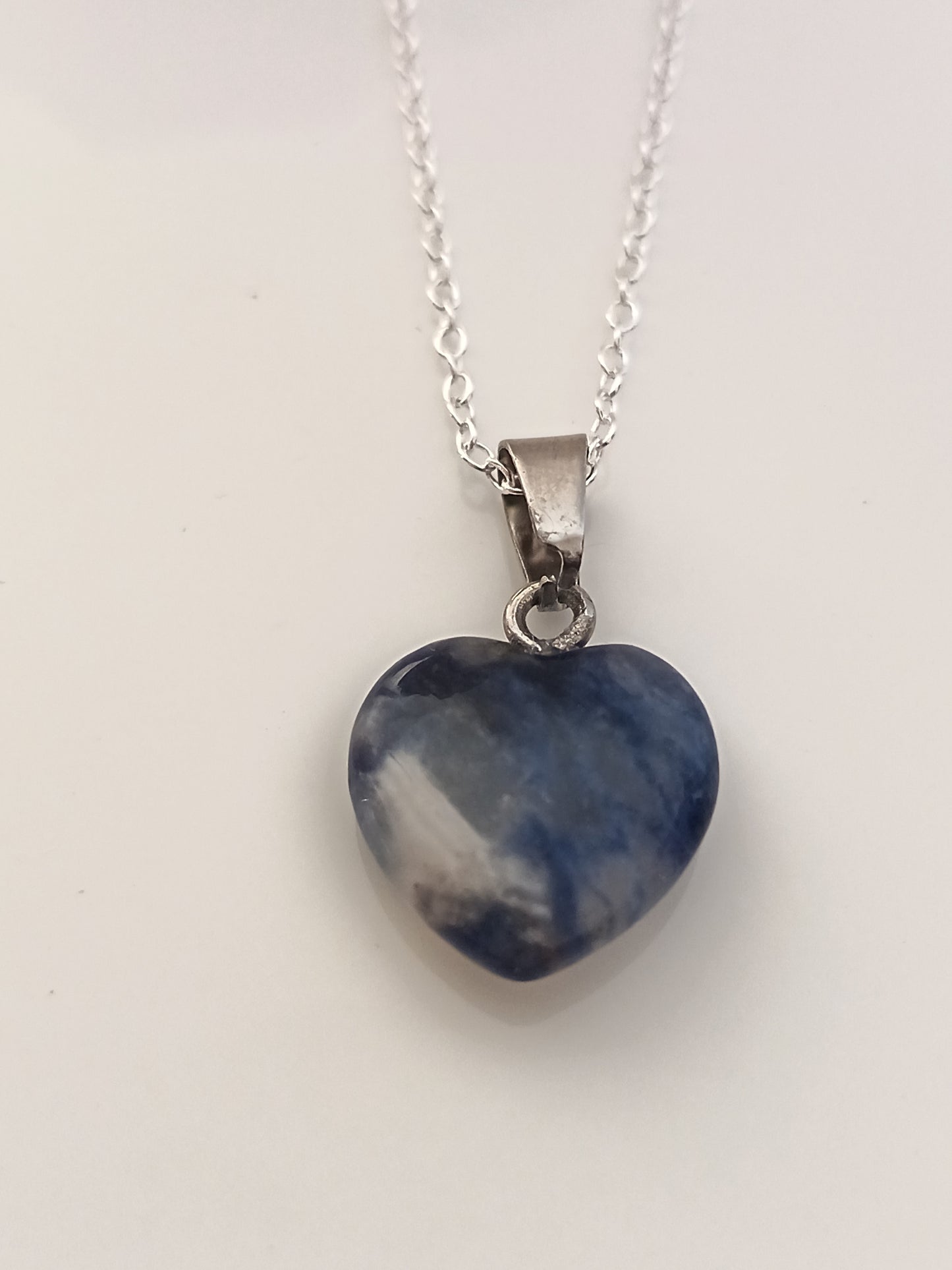 Pendentif Coeur - Sodalite
