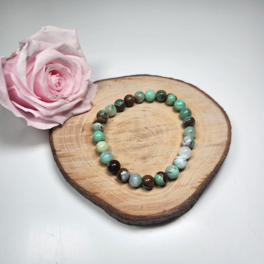 Bracelet Chrysoprase - Boules 08mm