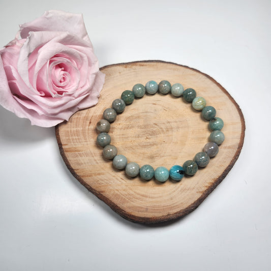 Bracelet Amazonite - Boules 08mm