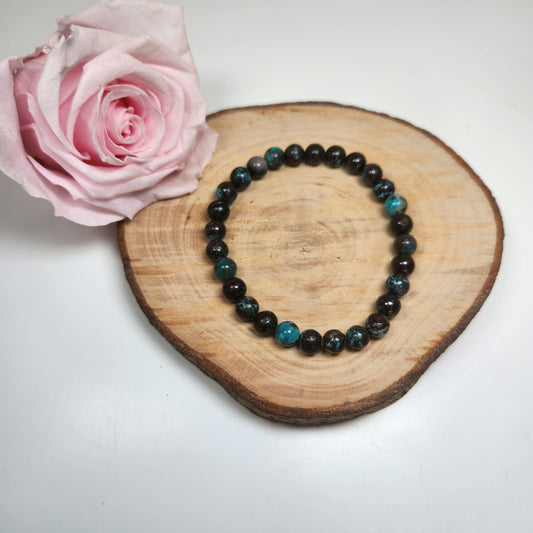 Bracelet Chrysocolle - Boules 06mm