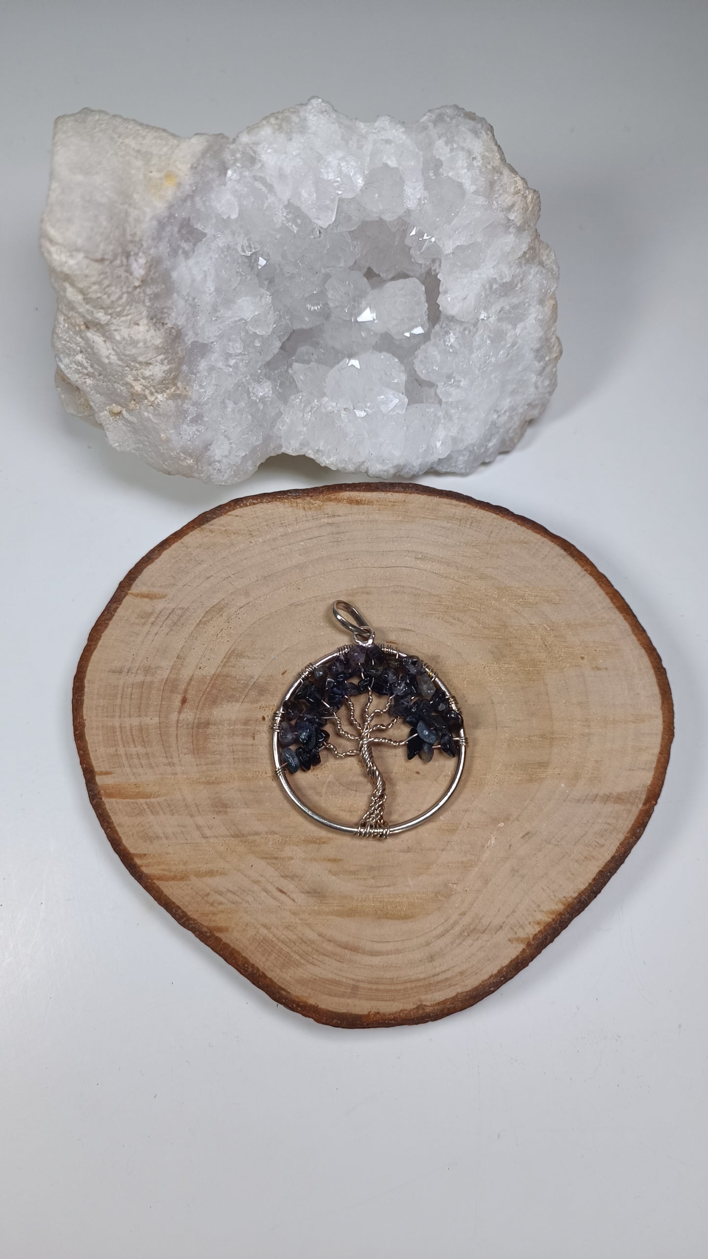 Pendentif Arbre de Vie - Cordiérite