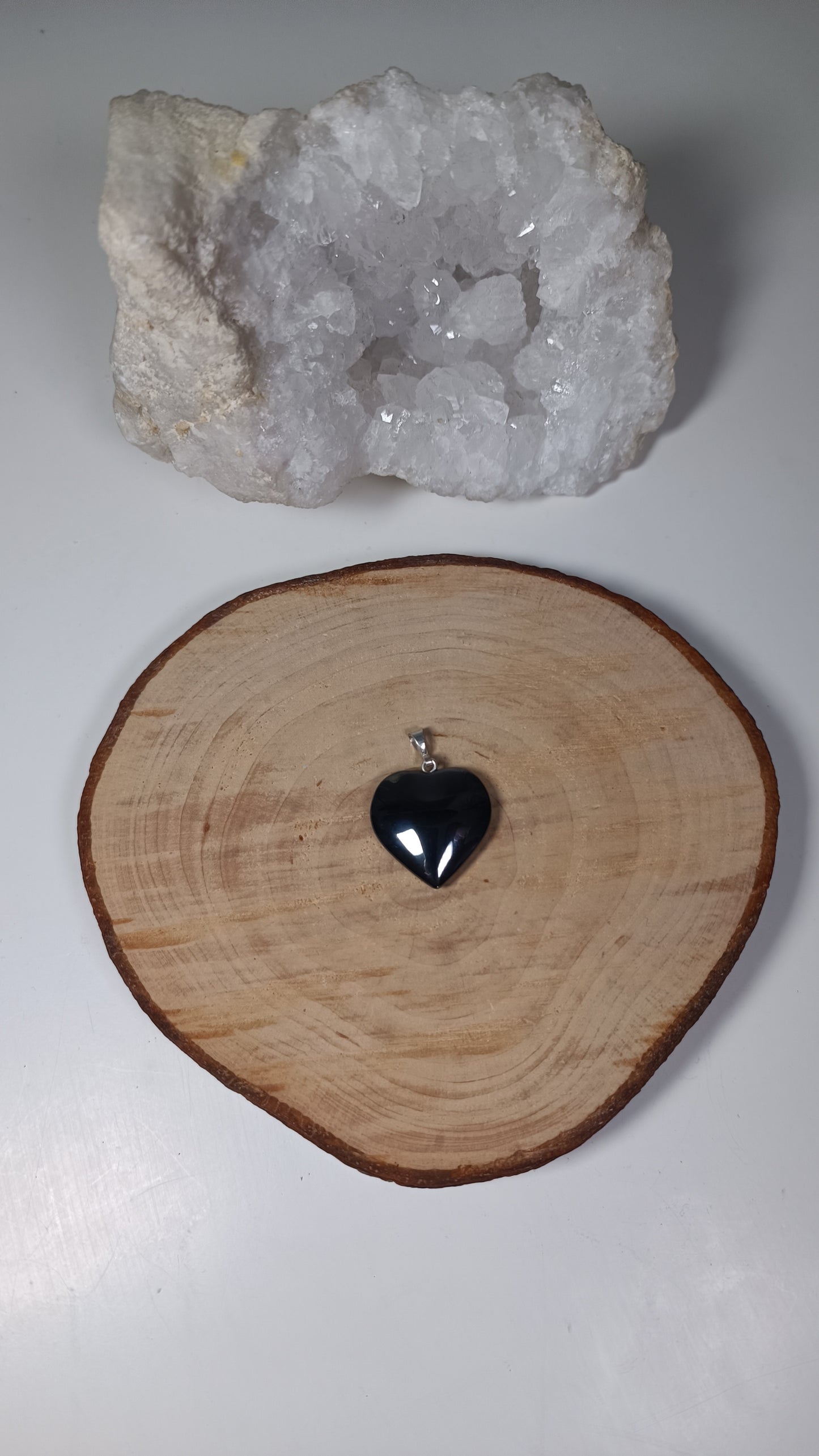 Pendentif Coeur - Hématite