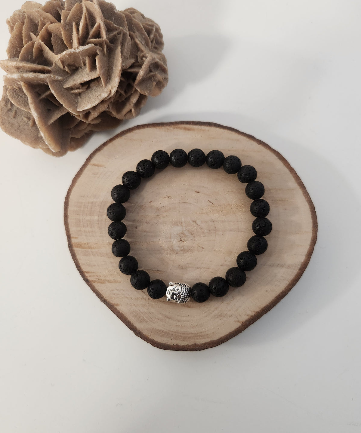 Bracelet Bouddha Pierre de lave