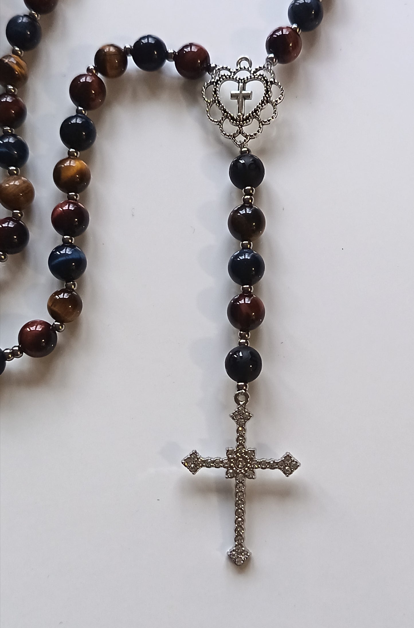 Chapelet Oeil multiple & Obsidienne noire mantra