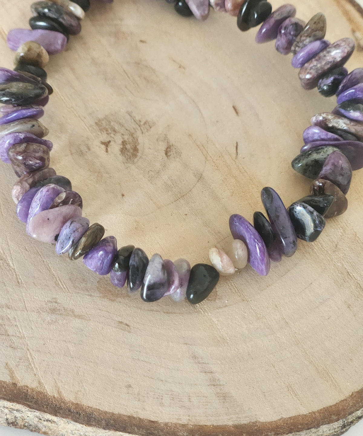 Bracelet Charoïte - Baroque