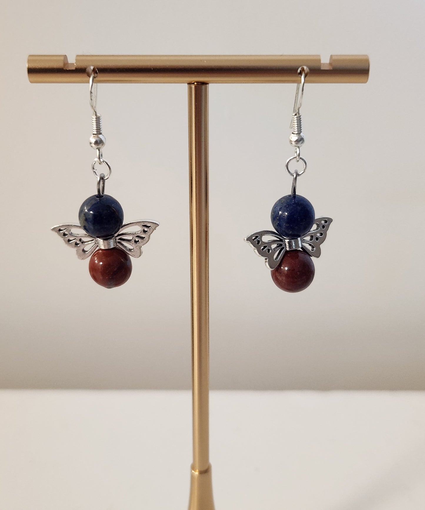 Boucles d'oreilles - Couleurs Haïti - Papillons