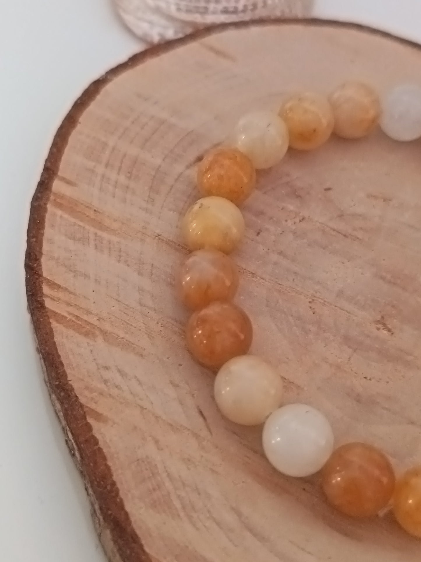 Bracelet Aventurine jaune - Boules 08mm