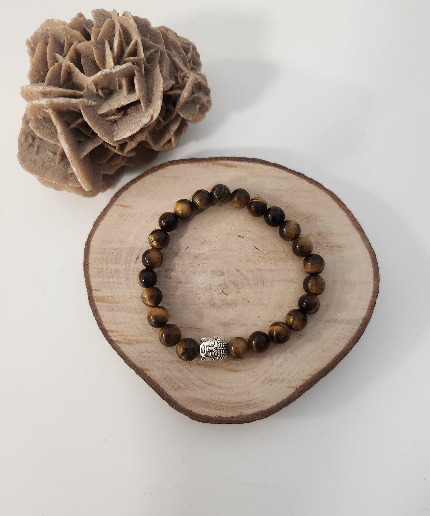 Bracelet Bouddha oeil de tigre