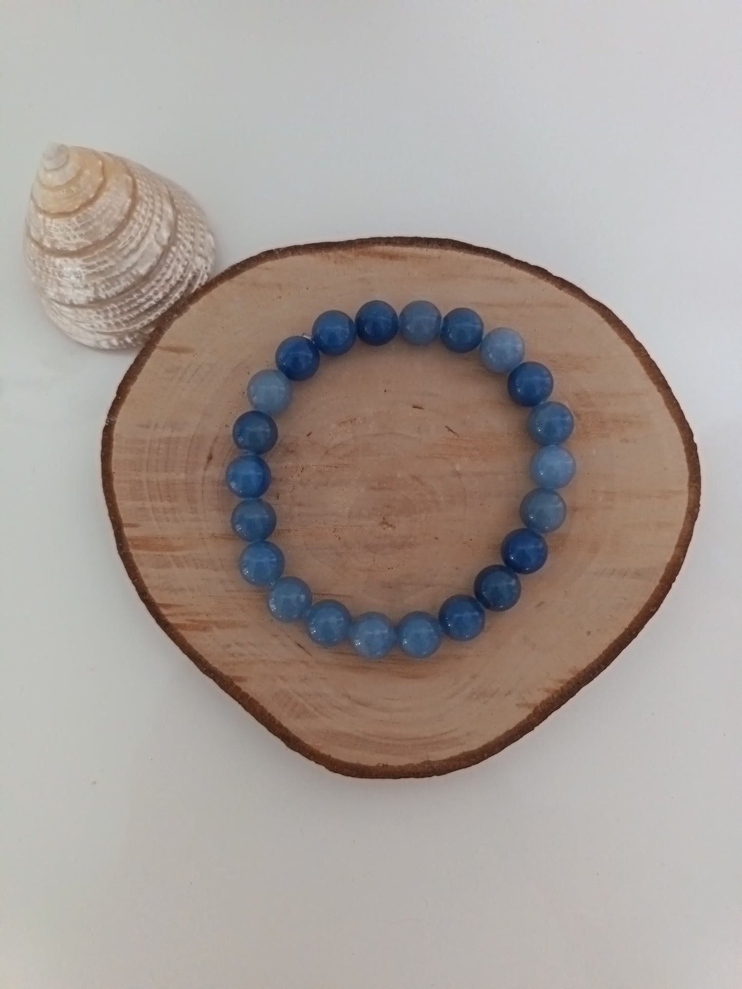 Bracelet Aventurine bleue - Boules 08mm