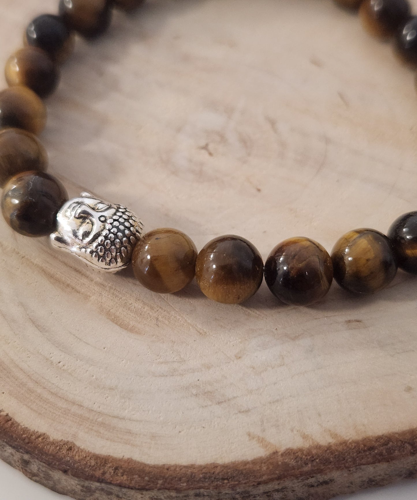 Bracelet Bouddha oeil de tigre