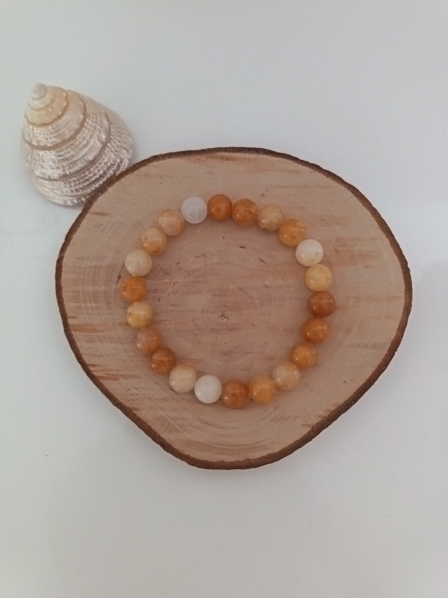 Bracelet Aventurine jaune - Boules 08mm