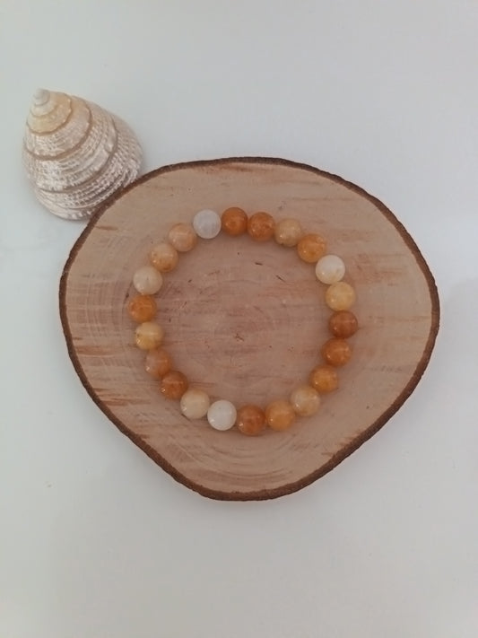 Bracelet Aventurine jaune - Boules 08mm